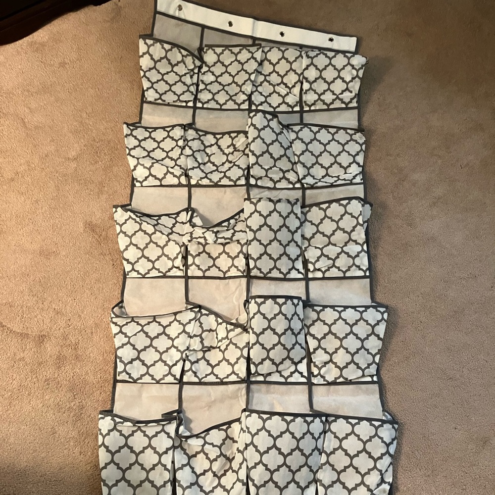 Over the door hanging organizer